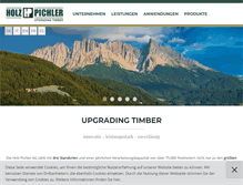 Tablet Screenshot of holz-pichler.com